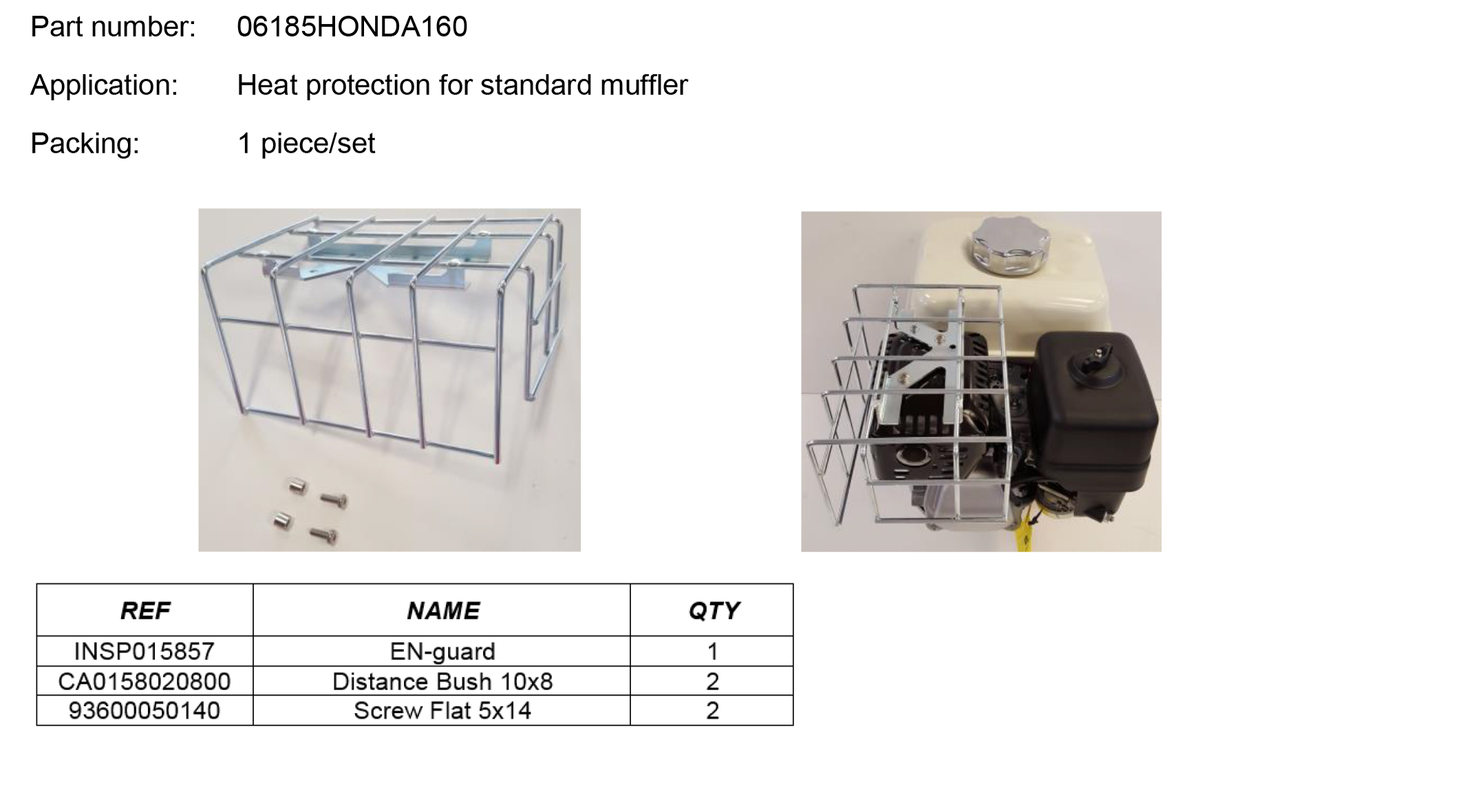 Accessories Honda engines